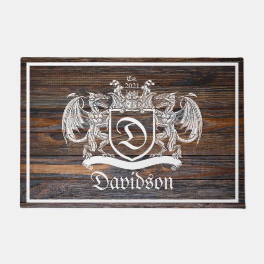 Royal Dragon Crest door Mat (Voorkant)