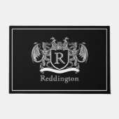Royal Dragon Crest Doormat Deurmat (Voorkant)