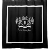 Royal Dragon Crest Shower Curtain Douchegordijn (Voorkant)