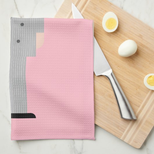 Royal – Eccentric Character Kitchen Towel Theedoek (Quarter Fold)