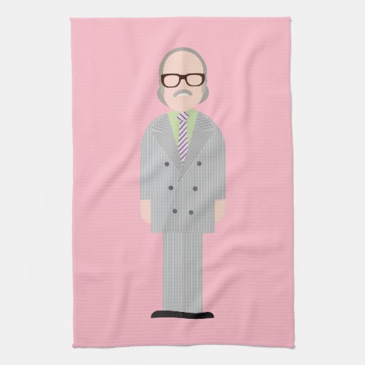 Royal – Eccentric Character Kitchen Towel Theedoek (Verticaal)