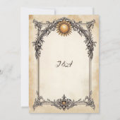 Royal Elegance Faire-part de mariage baroque Vinta (Dos)