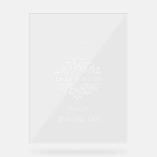 Royal, Elegant, "Best Day-Ever" Mariage (Recto)