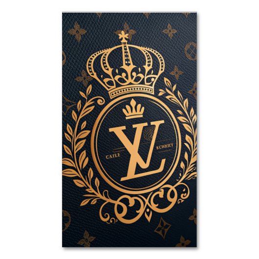 Royal Emblem  Magnetisch Visitekaartje (Voorkant Verticaal)