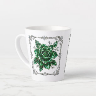 Royal Emerald Crystal Bloemcollectie Latte Mok
