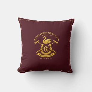 Royal Equestrian Club Bourgondiër & Navy Kussen