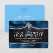 Royal Fairytale RSVP Kaartje (Voorkant / Achterkant)
