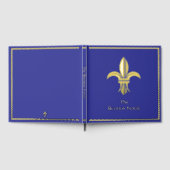 Royal Fleur di Lis foil Scrapbook Photo Album (Complet)
