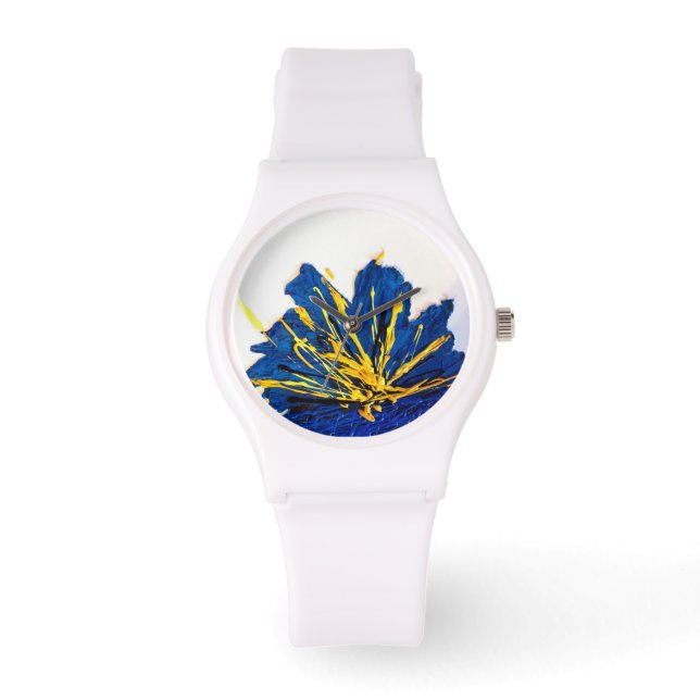 Royal Flower Art Watch Horloge (Voorkant)