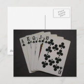 Royal Flush Briefkaart (Voorkant / Achterkant)