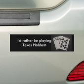 Royal Flush Bumpersticker (Op auto)