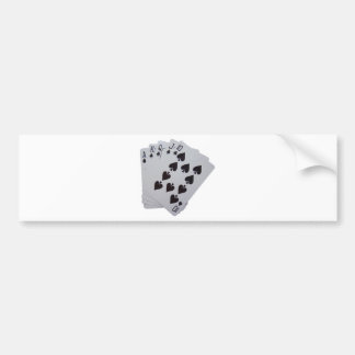 Royal Flush Bumpersticker
