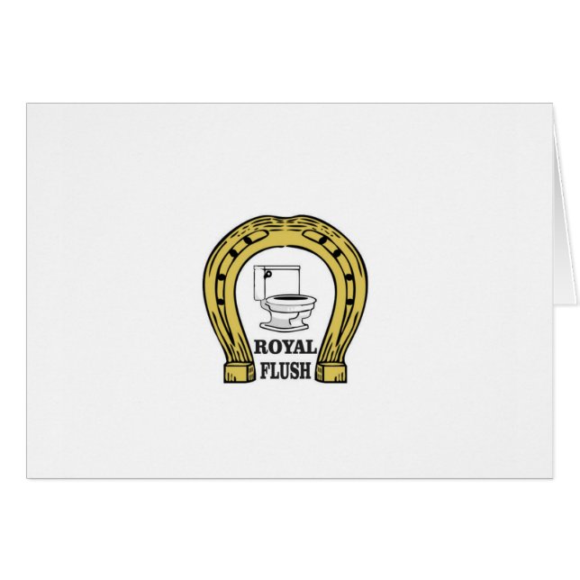 royal flush luck (Voorkant Horizontaal)