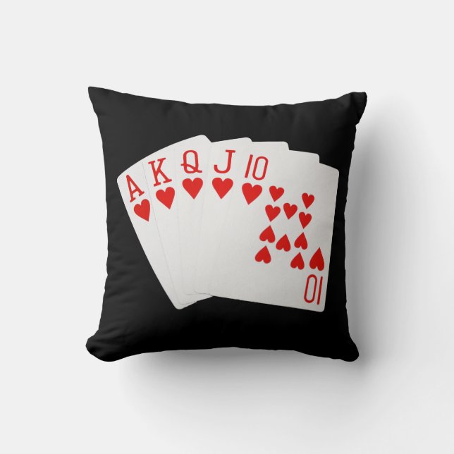 Royal Flush Pillow Kussen (Voorkant)