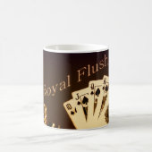Royal Flush Poker Thème Personnalisé Café Mug (Centre)