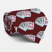 Royal Flush Stropdas! Het ultieme stropdas voor de (Opgerold)