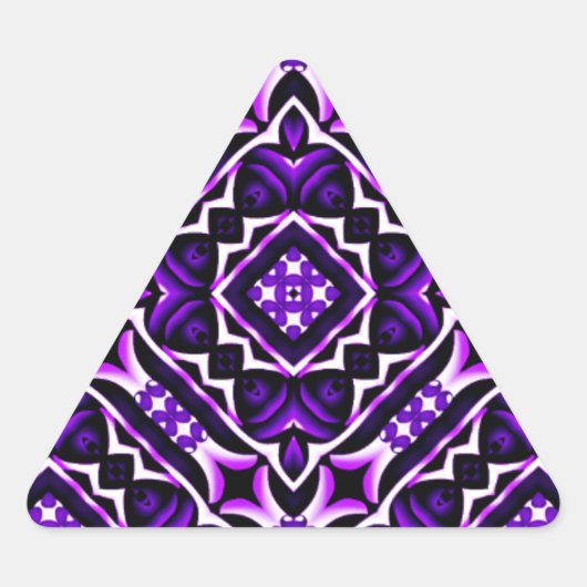 Royal Glow_ Driehoek Sticker (Voorkant)