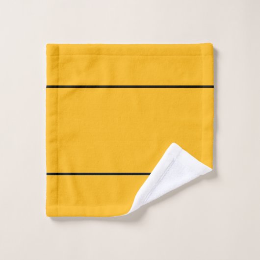 Royal Gold Black Stripes (Gant de toilette)