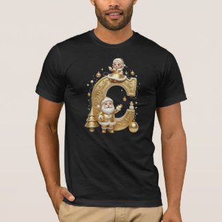 Royal Gold C Luxury Santa Men's T-Shirt 
