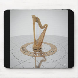 Royal Gold Harp Mousepad Muismat