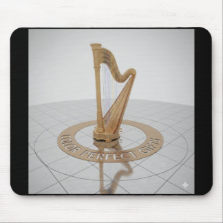 Royal Gold Harp Mousepad Muismat