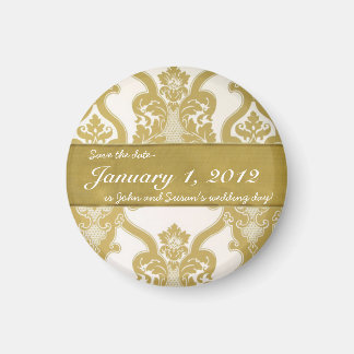 Royal Gold "Save the Date" Magnet