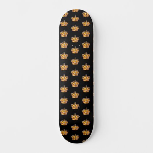 Royal golden crown skateboard (Voorkant)