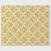 Royal Golden Damask Cadeaupapier (Vlak)