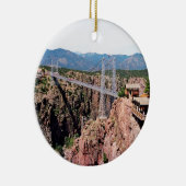 Royal Gorge Bridge, de hoogste in de VS Keramisch Ornament (Rechts)