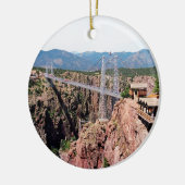 Royal Gorge Bridge, de hoogste in de VS Keramisch Ornament (Links)