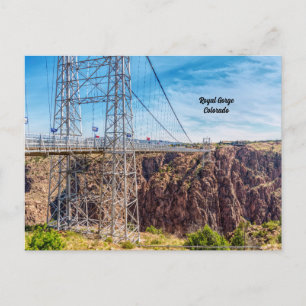 Royal Gorge Bridge Side Uitzicht Briefkaart
