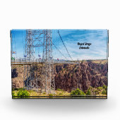 Royal Gorge Bridge Side Uitzicht fotoblok (Voorkant)