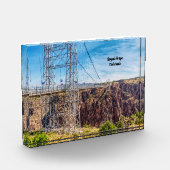 Royal Gorge Bridge Side Uitzicht fotoblok (Links)