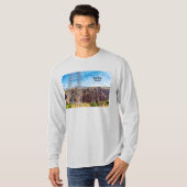 Royal Gorge Bridge Side Uitzicht Mannen T-shirt (Voorkant volledig)