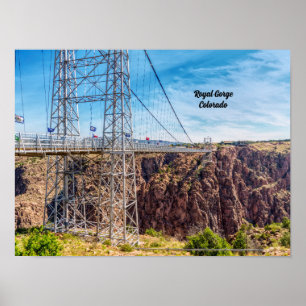 Royal Gorge Bridge Side Uitzicht Poster