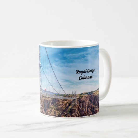 Royal Gorge Bridge Vue latérale Mug classique (Devant droit)