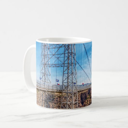 Royal Gorge Bridge Vue latérale Mug classique (Devant gauche)
