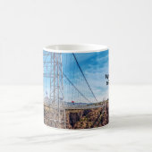 Royal Gorge Bridge Vue latérale Mug classique (Centre)