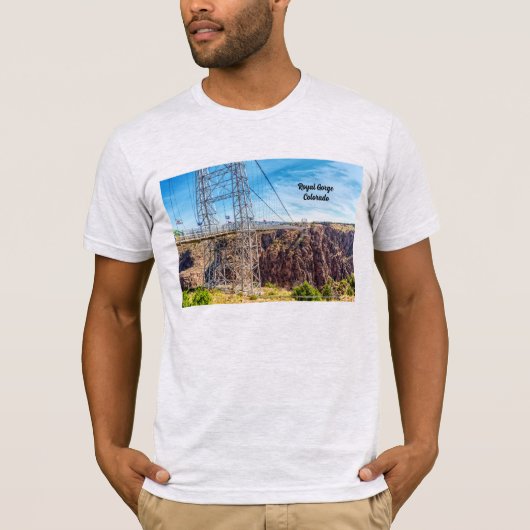 Royal Gorge Bridge Vue latérale T-shirt homme (Devant)