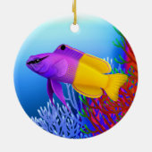 Royal Gramma Basslet Reef Fish Ornament (Achterkant)