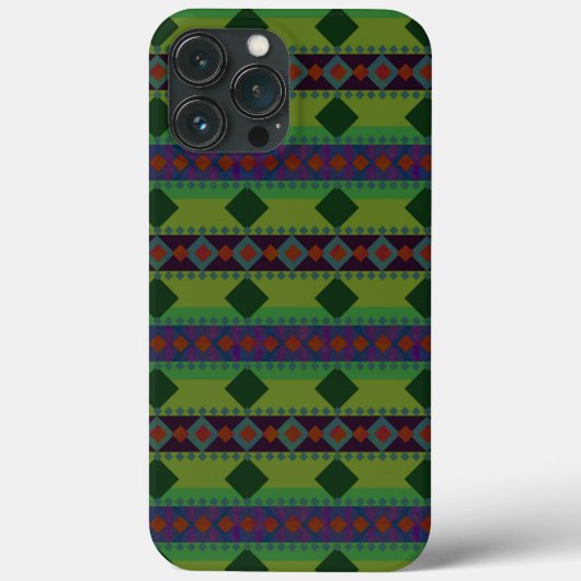 Royal Green Diamonds Case-Mate iPhone Case (Achterkant)
