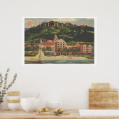  Royal Hawaiian Heavyweight Travel Poster (Keuken)