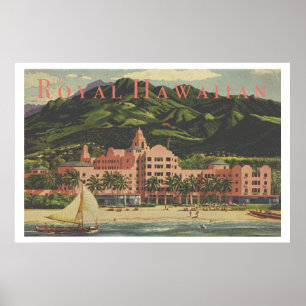  Royal Hawaiian Heavyweight Travel Poster