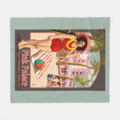 Royal Hawaiian Hotel in Hawaii Fleece Deken (Voorkant (Horizontaal))