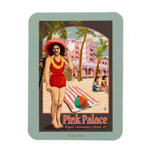 Royal Hawaiian Hotel in Hawaii Magneet