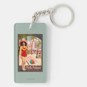 Royal Hawaiian Hotel in Hawaii Sleutelhanger (achterkant)