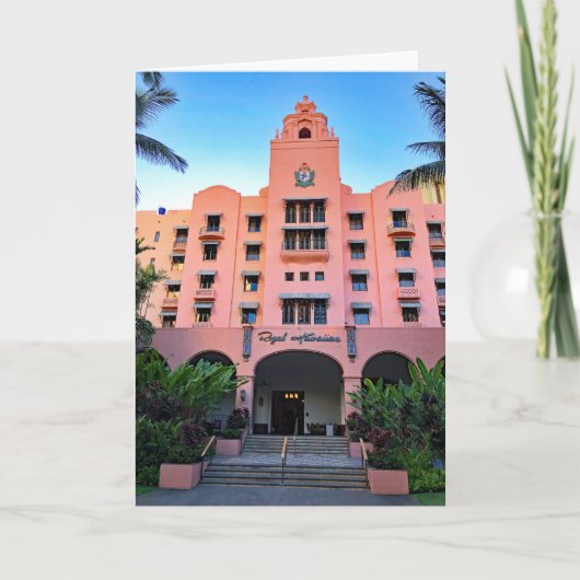 Royal Hawaiian Hotel Kaart (Voorkant)
