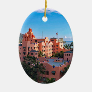 Royal Hawaiian Hotel Keramisch Ornament