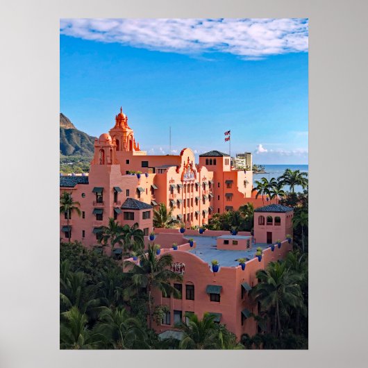 Royal Hawaiian Hotel Poster (Voorkant)