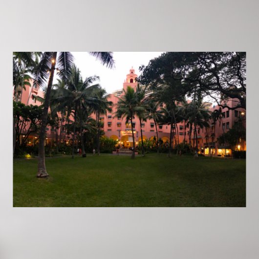 Royal Hawaiian Hotel Poster (Voorkant)